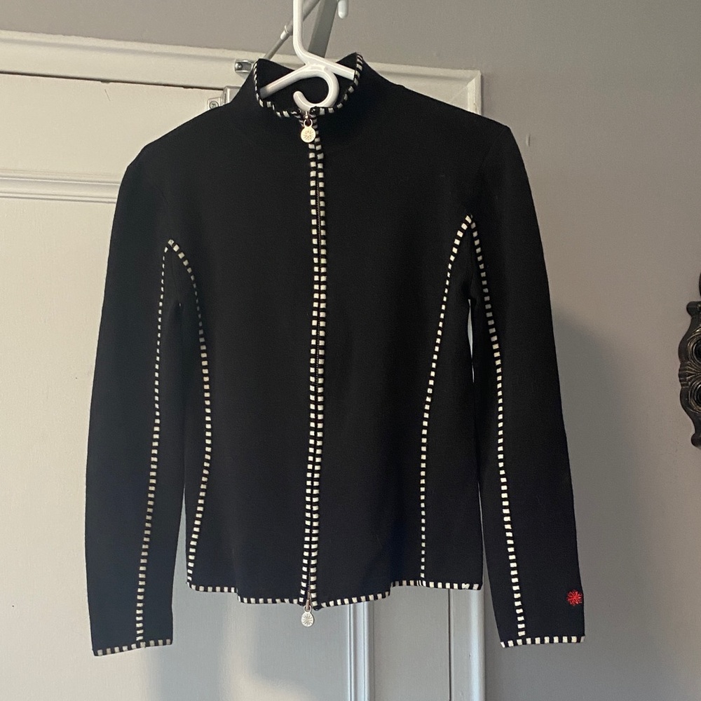 Black  Jacket with White Trim by Neve